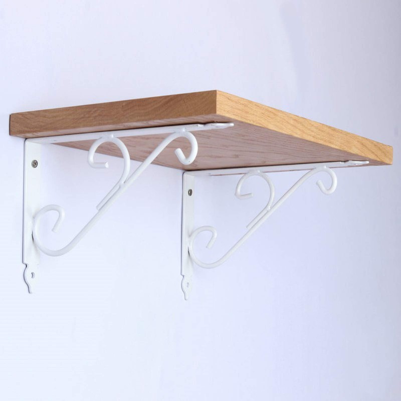 Ouvin Decorative Wall Shelf Brackets 4 Pack 6inch Heavy Duty