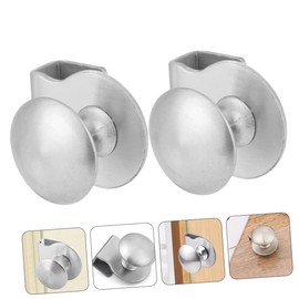 Mipcase 2pcs Glass Door Handles Pull Clamp for Shower Cabinet Doors Durable Clips for Easy Opening Elegant Design for Kitchen Bathroom Use