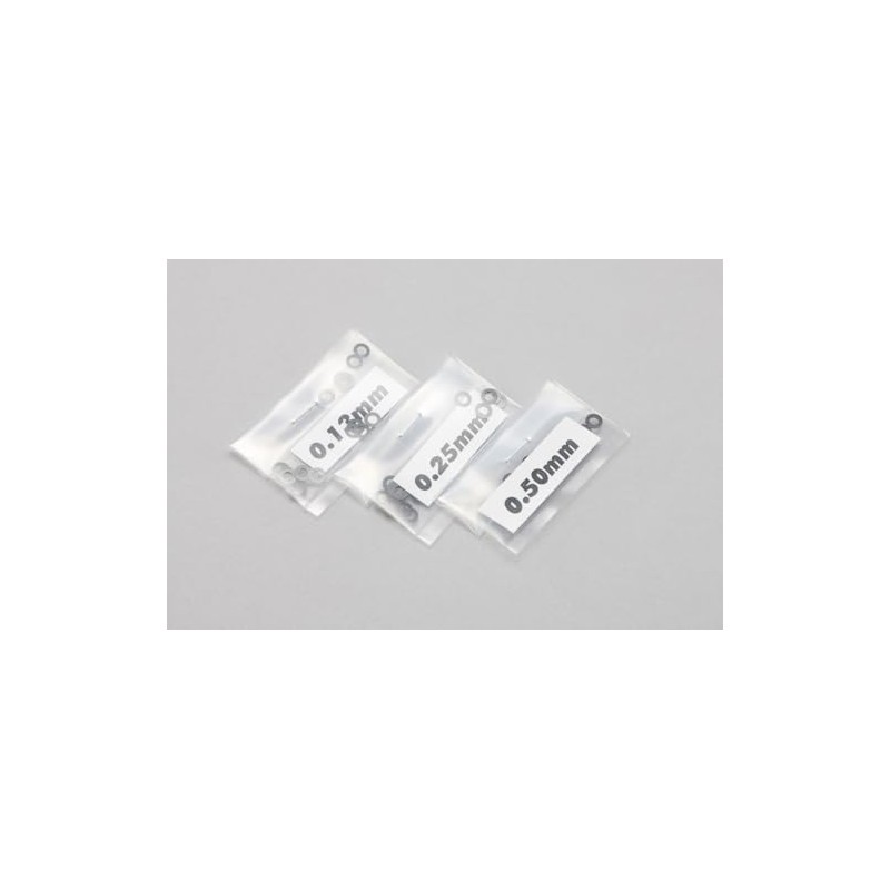 Yokomo ZC-S25A Spacer Shim, 20 Sheets each, 0.1 inch (2.5