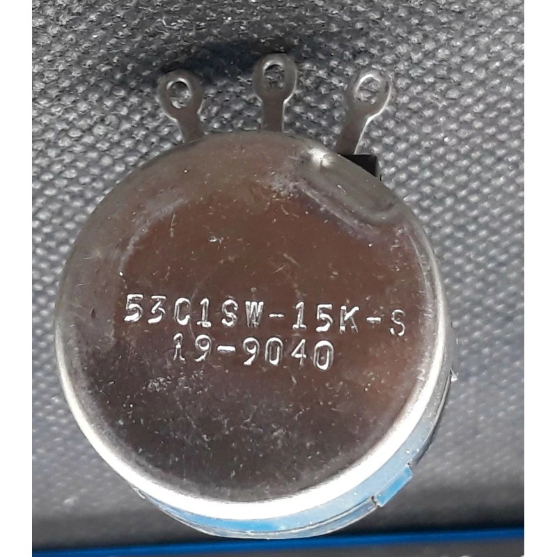 Clarostat 53C1-SW 15K Ohm 2W Rotary Potentiometer