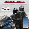 XGP Motorcycle Bluetooth Headset V5.2 with Music Sharing, 2-Way Motorcycle