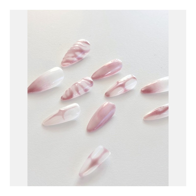 [Breath] Handmade nail tips - Almond / [숨결 Breath] 수제네일팁