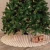 Piper Classics Sleigh Bells Ring Ticking Stripe Tree Skirt 48