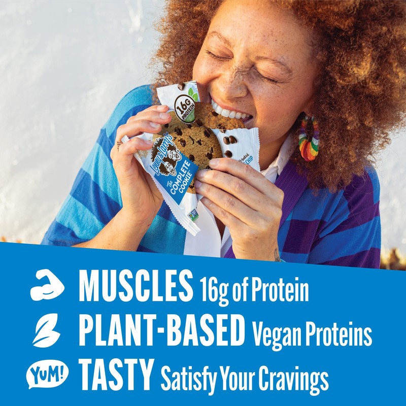 Lenny & Larry's Protein Cookie, [Chocolate Chip], Chewy Soft Baked,
