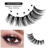 Pure Vie Magnet Wimpern mit Eyeliner, 5Paare Magnetische Wimpern Magnetisch