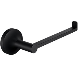 APLusee Matte Black Toilet Paper Holder, 304 Stainless Steel Tissue Holder, Wall Mounted