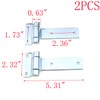 MY MIRONEY 5.31" x 2.32" Strap Tee T Hinge Carbon