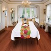 Simhomsen Embroidered Fall Autumn Thanksgiving Multi-Color Leaves Table Runner (14