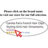 Camila Paris CP2008/2 French Hair Side Combs Handmade 2 Pack
