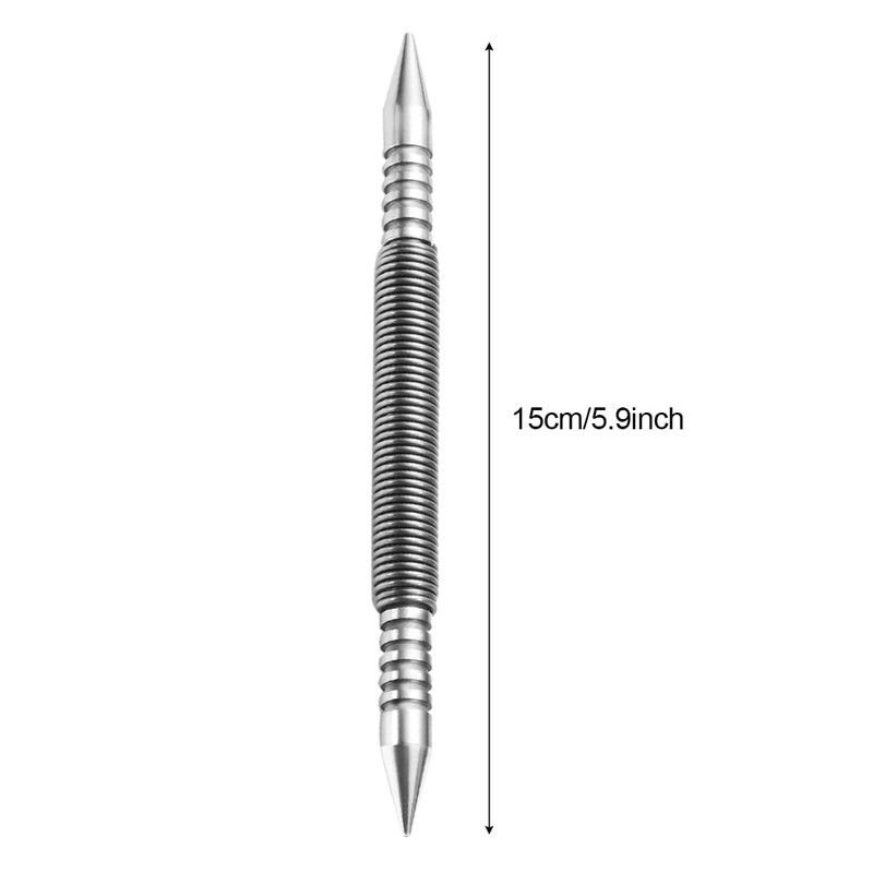 Dual Head Nail Setters, Spring Nail Setter Punch Hammerless Nail