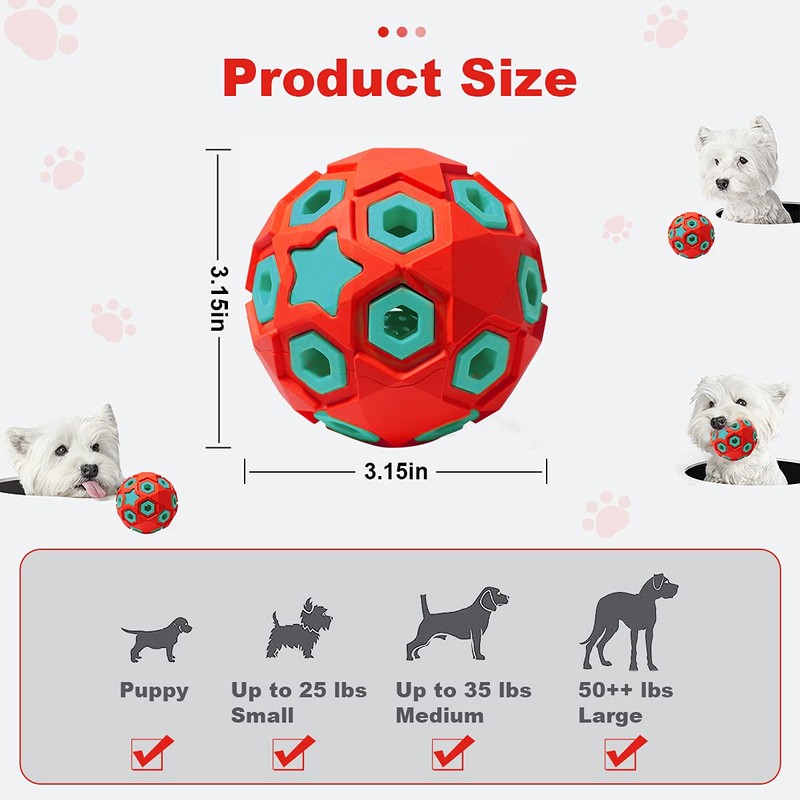ZMAYPLUS Dog Toy Durable Rubber Star for Gentle Chewers Promotes