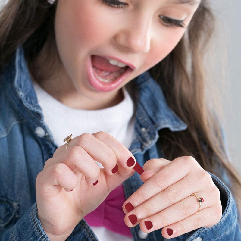 Miss Nella Fav Teacher Special Bordeaux Nail Polish for Children,