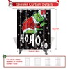 Ohok Bathroom Shower Curtain 180 x 180 cm, Waterproof Christmas