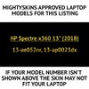 MightySkins Skin Compatible with HP Spectre x360 13" (2018) -