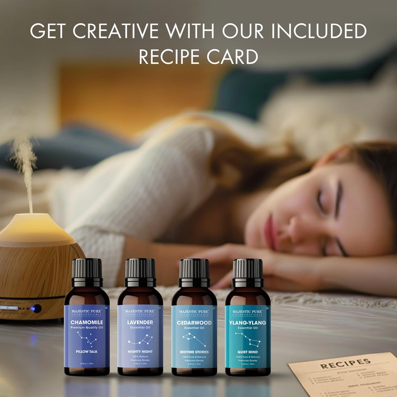 Majestic Pure, Restful Night Essential Oil Gift Set | Pack