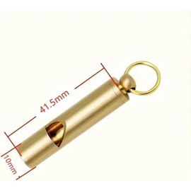 3 PCS Premium Mini Emergency Whistle-H62, Deer Whistles for Vehicles, Brass Loud Version EDC Tools