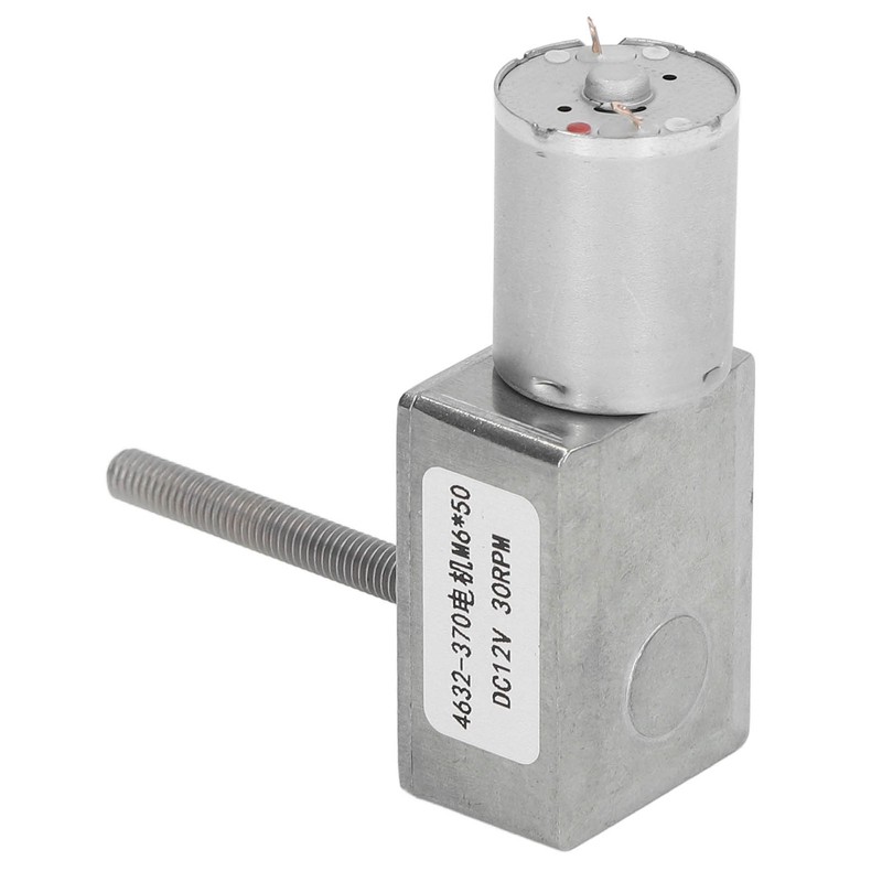 30RPM DC Geared Motor Self Locking Ability Great Adaptation Worm