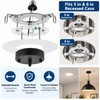 Recessed Can Light Conversion Kit – Adjustable Metal Mounting Hardware