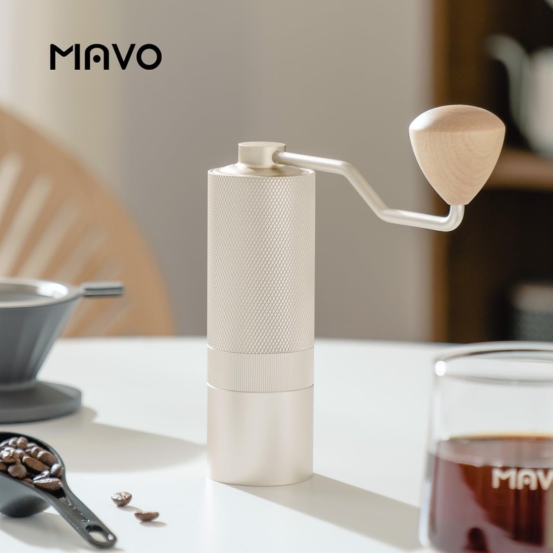 MAVO Manual Coffee Grinder, Wizard Hand Coffee Grinder, Capacity 25g