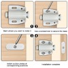 LICQIC 2 PCS Push Release Door Catch, Magnetic Door Catch