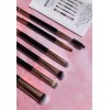 Docolor Set Brochas Ojos Doble 6 Pzas Rose Gold X