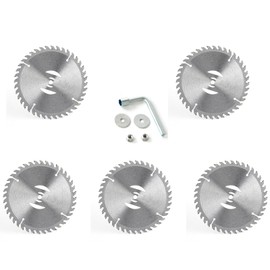 JRFCING Grass Trimmer Blade Heads Replacements - 6in Saw Blades Aperture 8mm, Metal Cutter Blades Replacement Suitable for Most Electrical Weed Wacker stringless Weed Eater 5PCS