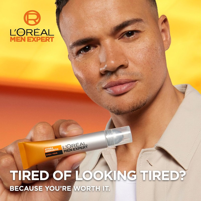 L'Oreal Paris Roll On Crema para Ojos, Men Expert, 10