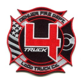 Denver Fire Department Truck 4 Patch Colorado CO