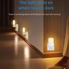 2pcs Intelligent Night Light Dimmable Warm Light 0.5W LED Light