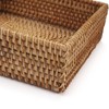 Rattan Napkin Holder Square, 7.5" x 7.5" x 2.5", Wicker