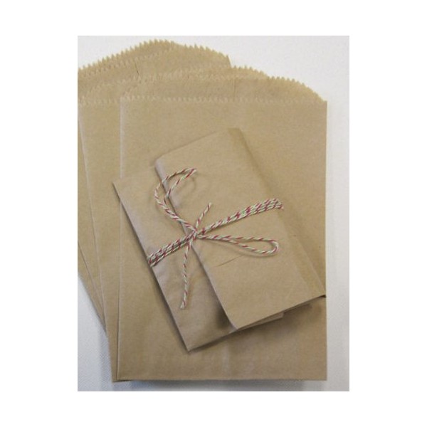 My Craft Supplies 200 Brown Kraft Paper Bags, 4 X 6 Inches