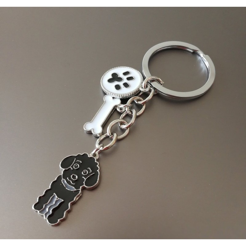 bbeart® Dog Keyring Keychain, Key Ring Made of Small Dog