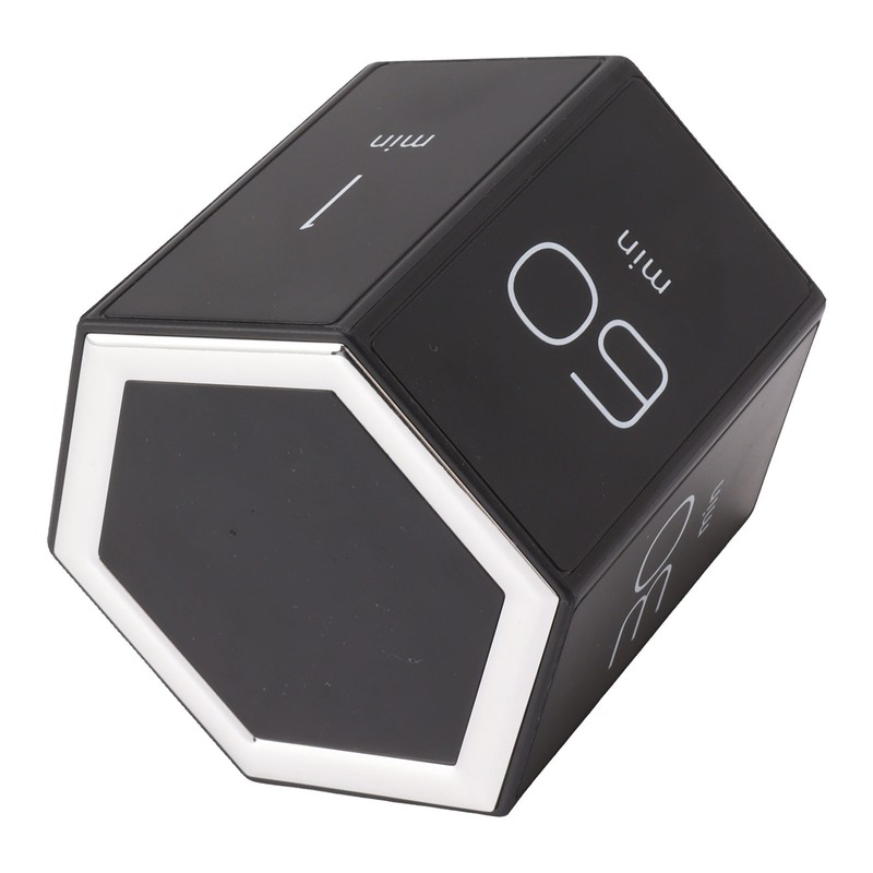 Hex Flip Timer with Mute Alarm Function Magnetic Time Management
