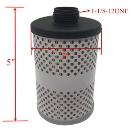 iFJF 496-5 Fuel Tank Filter Element Replacement for Diesel Gasoline Biodiesel Water Separate 30 Micron with Protective Sheet(Set of 3)