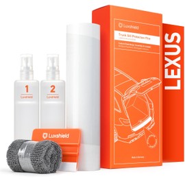 Luxshield Car Bumper Protector Set for Lexus UX 1 (I) I 2019-2024 - Rear Bumper guards for cars, anti scratch, Paint Protection For Sill - Transparent