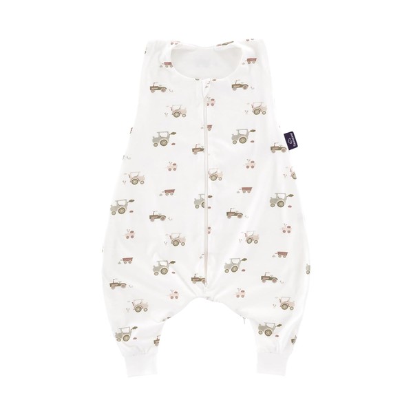 TRÄUMELAND Little Farm green baby sleeping bag with feet 0.5