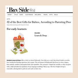 Solobo Learn & Drop Toddler Toy, Montessori Learning Games, 50 Preschool Flashcards for Toddlers 1-3, Learning Resources, Toddler Toys 2-3, Sight Word Flash Cards, Kindergarten Classroom Must Haves