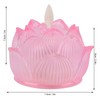 LED Flower Lamp Imitation Glass Yellow Light Electronic Candle Lotus