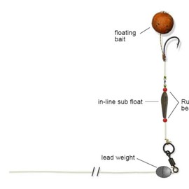 PRO FILSTAR Zig Rig Pop Up Foam Black Pack of 12, 14 mm - Pop Up Bait for Fishing Hooks - Pop Up Fishing - Carp Fishing Assembly - Fishing Bait - Food Accessories - Pop Ups Carp Hook Set