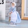Dollhouse Miniature Porcelain Doll Model Ornament Doll Chef Man Servant