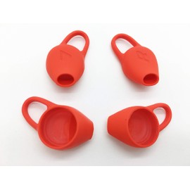 Reki Backbeat Fit 3100 Ear Tips | Silicone Earbuds Eartips Ear Gels Compatible with Plantronics BackBeat FIT 3100 2100 Wireless Sports Headphones - 4pcs (Red)