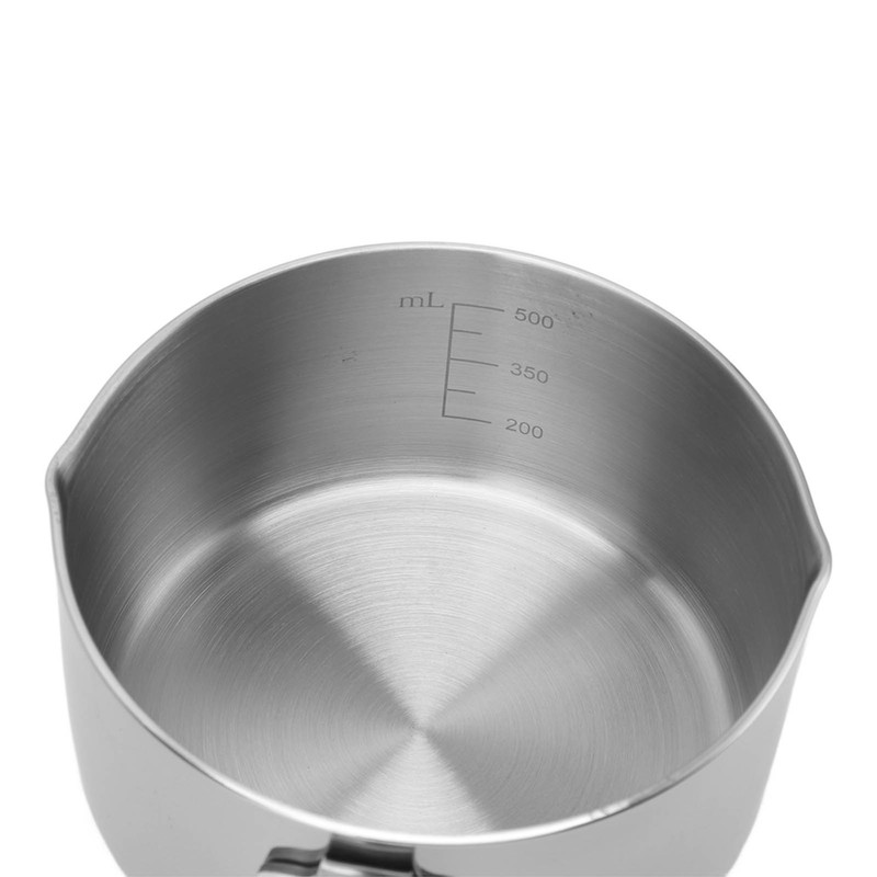 Stainless Steel Butter Warmer Flat Bottom Milk Pot with Double