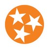 Craftique Tennessee Vols Large 12" Orange Tri-Star Auto Magnet