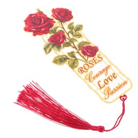 COHEALI Elegant Floral Bookmark for Book Lovers Unique Hollow Design Reading Accessory for Women Charming Flower Themed Bookmark for and Textbooks