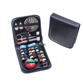 SagaSave 4 Sizes Optional Sewing Kit Portable Sew Supplies Contains Soft Tape Measure Scissors Thread Sewing Needle for Adults Beginner Traveler Emergency(11 pcs)