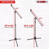 5Core Microphone Stand 360° Rotating Mic Clip Boom Arm Foldable