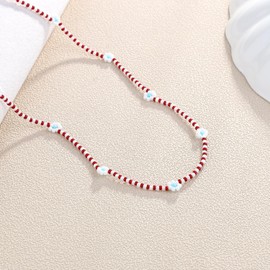KELITCH Daisy Flower Miyuki Beads Choker Necklace Cute Chain Necklace Fashion Necklace Jewellery Women, miyuki
