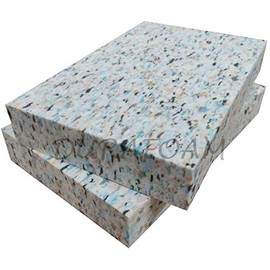 DURAFOAM Foam Yoga Blocks - High-Density Recon Foam - Designed to be Slightly Softer than other Blocks for Extra-Comfort (Pack of 2)