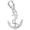 Goldene Hufeisen Anchor Charm 925 Sterling Silver Maritime Anchor Cubic