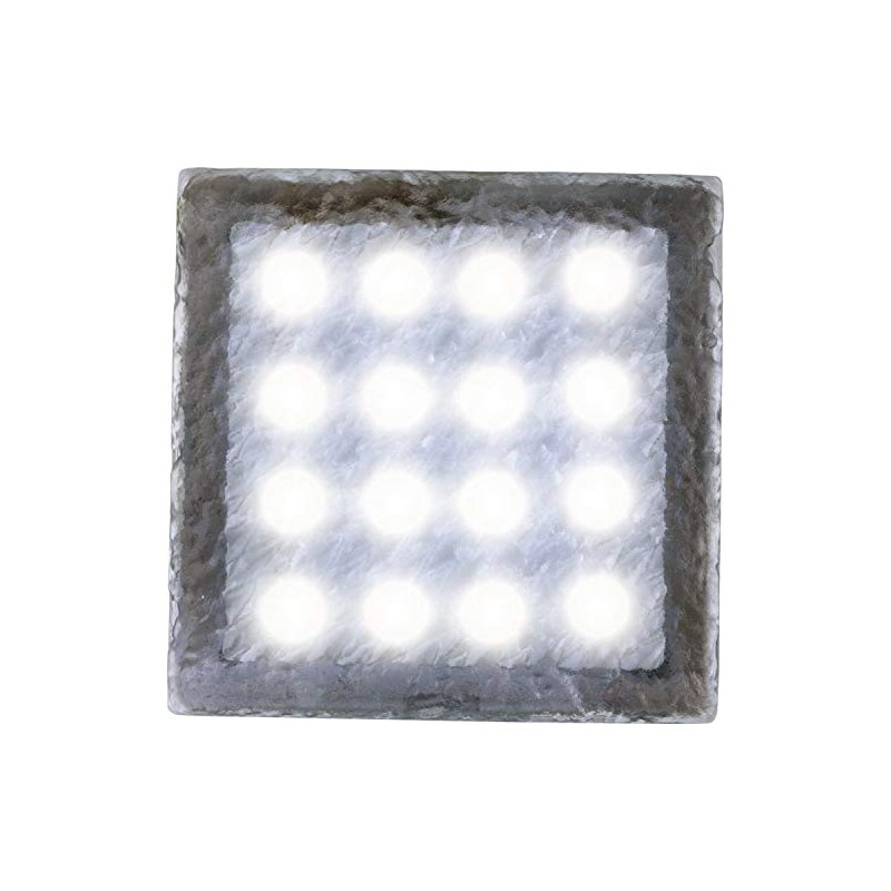 Heitronic 35927 A, floor light, plastic, transparent, 10 x 10